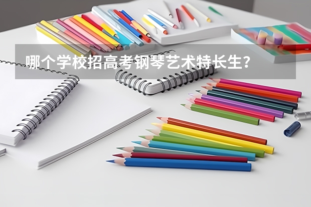 哪个学校招高考钢琴艺术特长生?