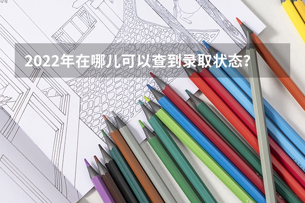 2022年在哪儿可以查到录取状态？在哪里查高考录取状态？