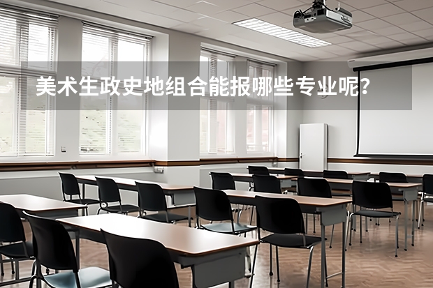 美术生政史地组合能报哪些专业呢？