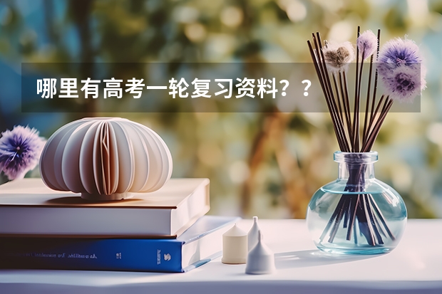哪里有高考一轮复习资料??