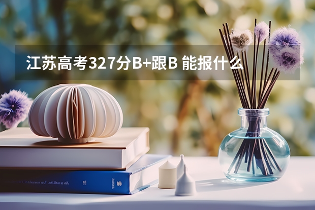 江苏高考327分B+跟B 能报什么学校