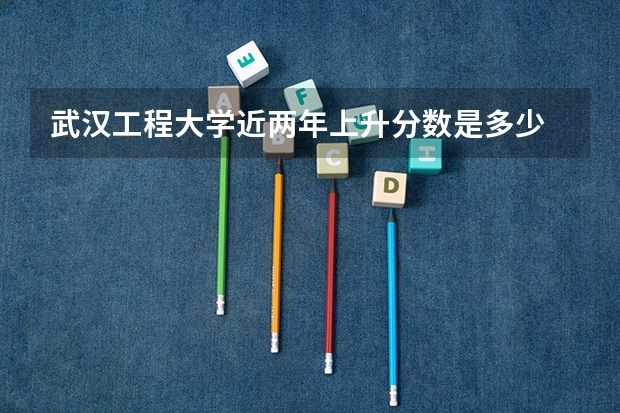 武汉工程大学近两年上升分数是多少