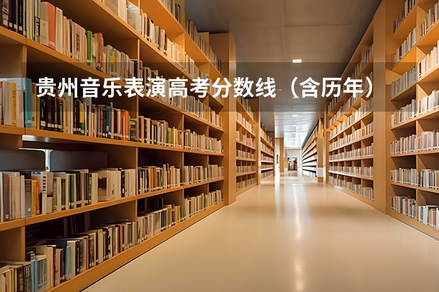 贵州音乐表演高考分数线（含历年） 贵州21年高考分数线