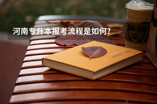 河南专升本报考流程是如何？