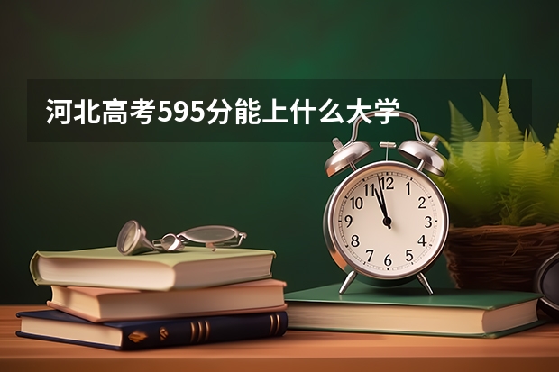 河北高考595分能上什么大学