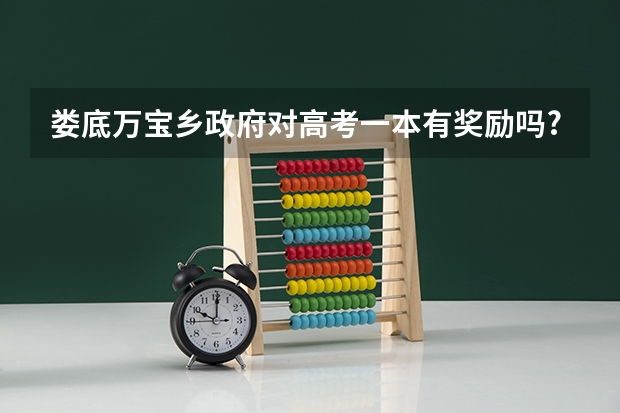 娄底万宝乡政府对高考一本有奖励吗?