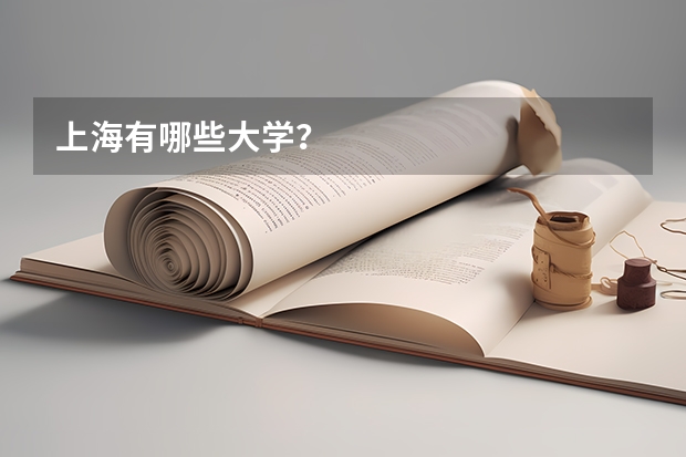 上海有哪些大学？