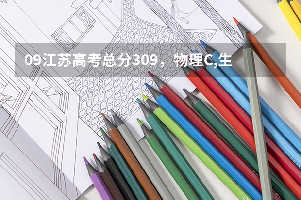 09江苏高考总分309，物理C,生物B+，想知道能上苏州或南京的哪些本三