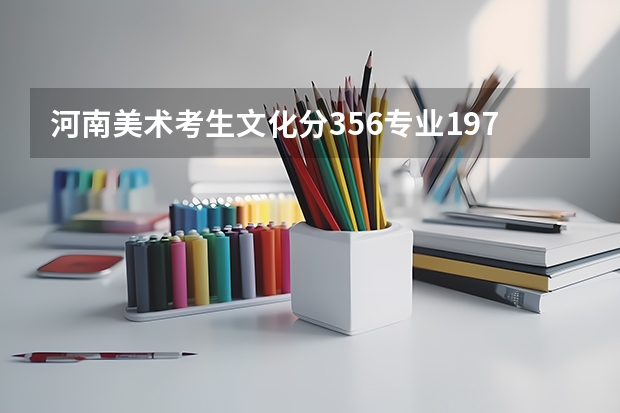 河南美术考生文化分356专业197能上什么学校？