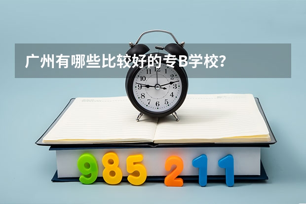 广州有哪些比较好的专B学校?