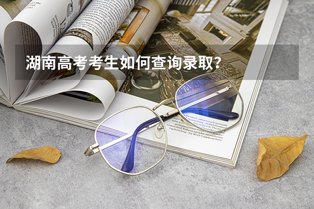湖南高考考生如何查询录取?