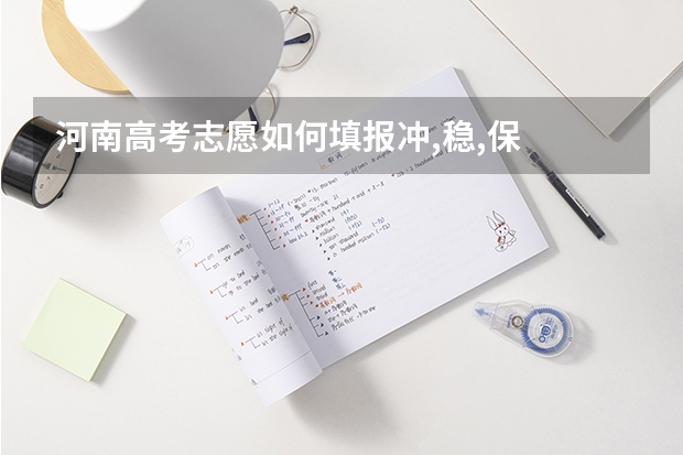 河南高考志愿如何填报冲,稳,保