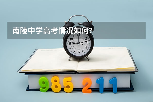 南陵中学高考情况如何？