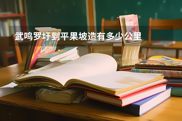 武鸣罗圩到平果坡造有多少公里