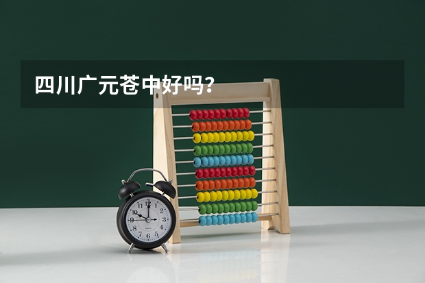 四川广元苍中好吗？