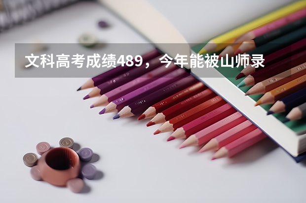 文科高考成绩489,今年能被山师录取吗编导类