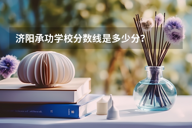 济阳承功学校分数线是多少分?