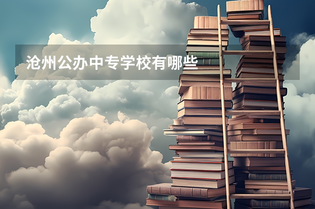 沧州公办中专学校有哪些