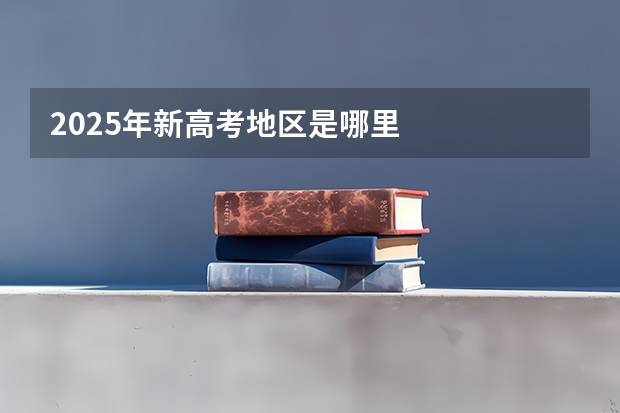 2025年新高考地区是哪里