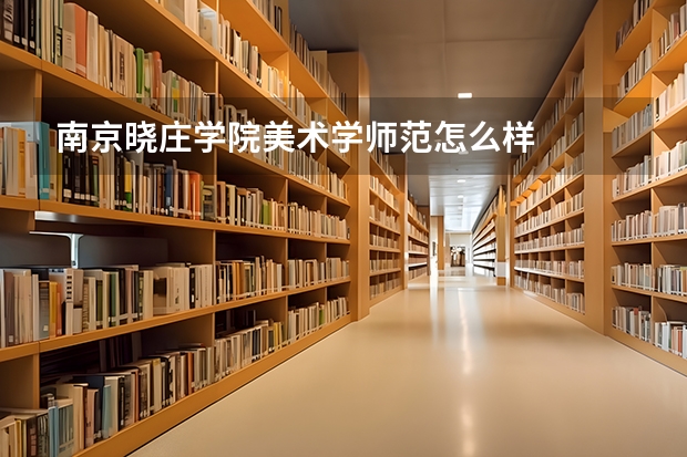 南京晓庄学院美术学师范怎么样