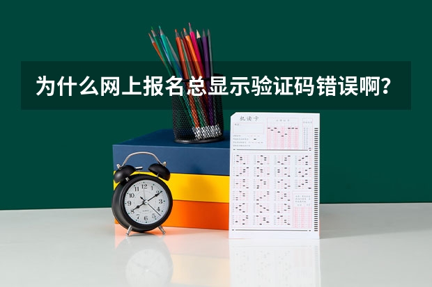 为什么网上报名总显示验证码错误啊?