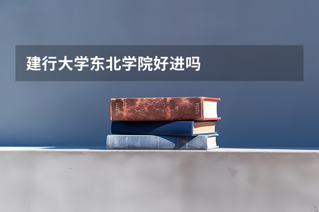 建行大学东北学院好进吗