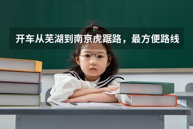开车从芜湖到南京虎踞路,最方便路线怎么走方便?急啊!!!赶着去南京艺考!