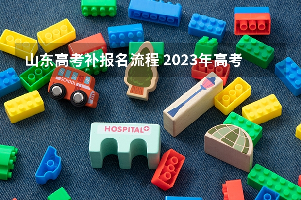 山东高考补报名流程 2023年高考报名流程