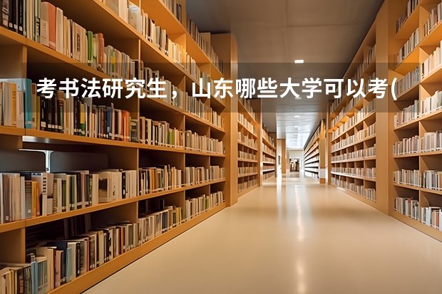 考书法研究生，山东哪些大学可以考(好点的)，专业都考什么，具体一些