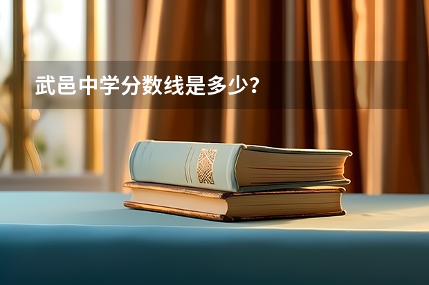 武邑中学分数线是多少?