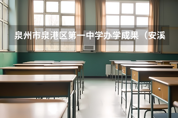 泉州市泉港区第一中学办学成果(安溪一中高考本一率)