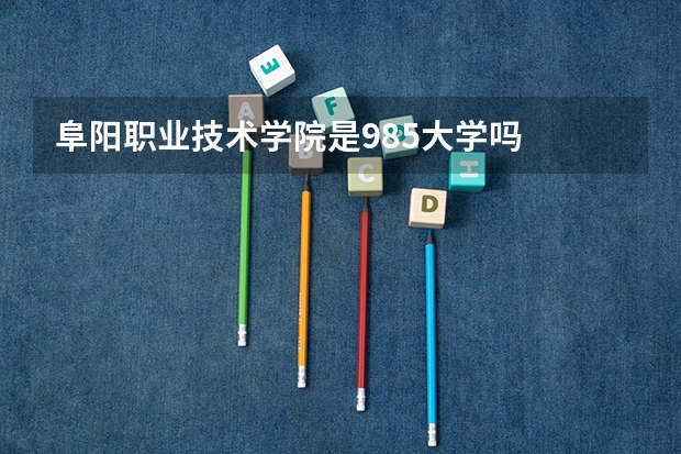 阜阳职业技术学院是985大学吗