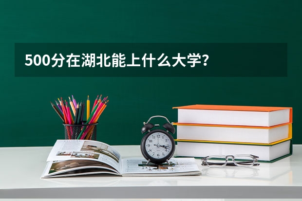500分在湖北能上什么大学?
