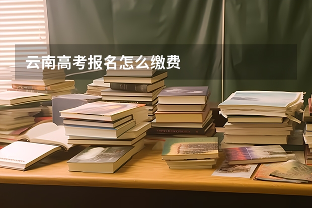 云南高考报名怎么缴费
