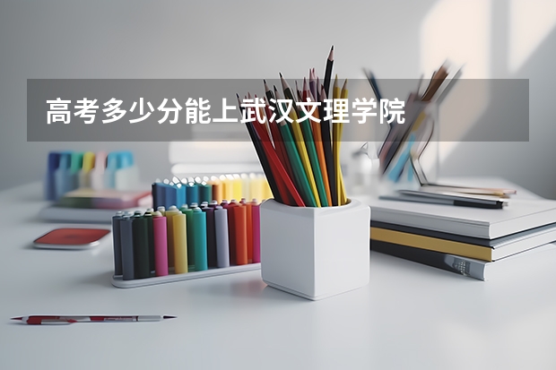 高考多少分能上武汉文理学院