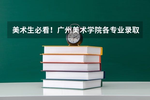 美术生必看！广州美术学院各专业录取分数线（广州美术学院的录取分数线情况？）