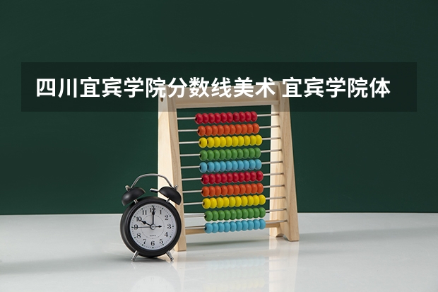 四川宜宾学院分数线美术 宜宾学院体育分数线