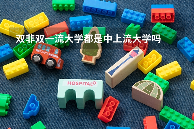 双非双一流大学都是中上流大学吗