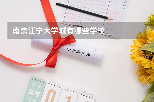 南京江宁大学城有哪些学校
