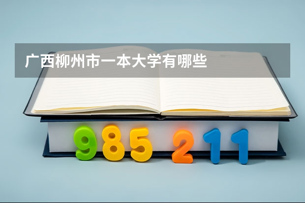 广西柳州市一本大学有哪些