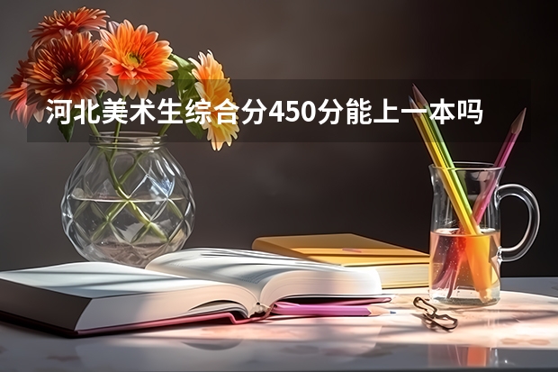 河北美术生综合分450分能上一本吗？