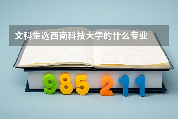 文科生选西南科技大学的什么专业