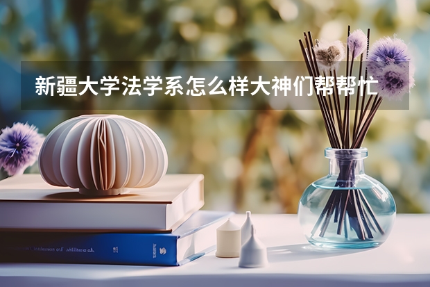 新疆大学法学系怎么样大神们帮帮忙
