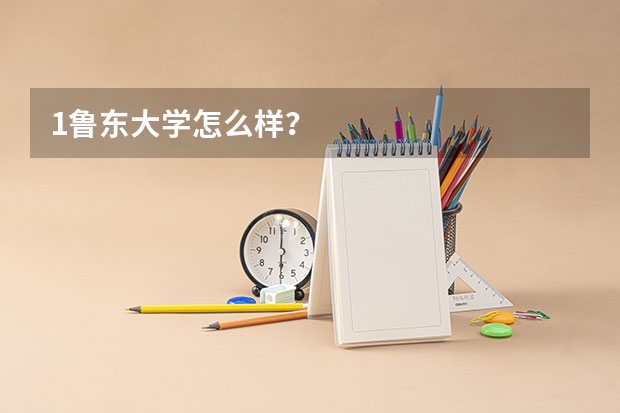 1.鲁东大学怎么样？