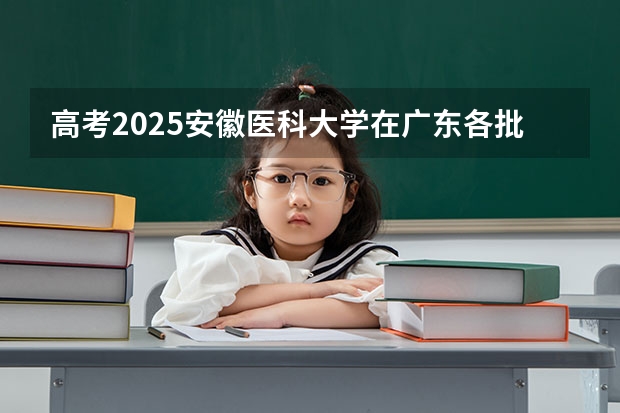 高考2025安徽医科大学在广东各批次选科要求（2026参考）