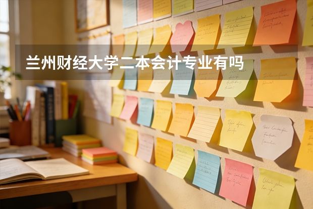 兰州财经大学二本会计专业有吗