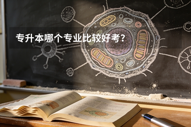 专升本哪个专业比较好考？