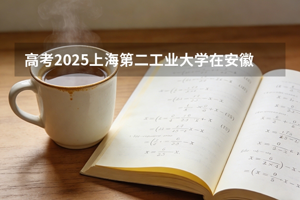 高考2025上海第二工业大学在安徽艺术类投档分数线（2026参考）