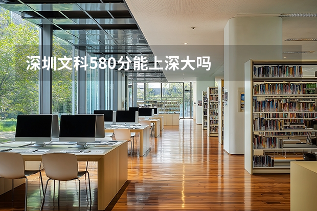 深圳文科580分能上深大吗