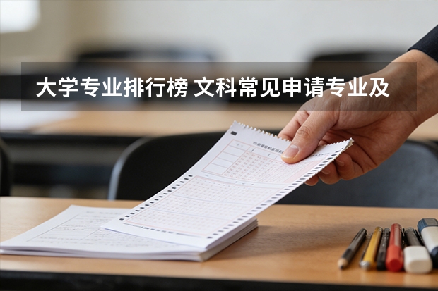 大学专业排行榜 文科常见申请专业及申请对应信息——设计类